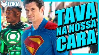 ERRO BRUTAL COM SUPERMAN E LANTERNA VERDE QUE SAIU