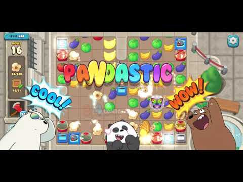 We Bare Bears Match3 Repairs Level 648 - No Boosters