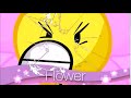 BFDI Flower And Needle Break The Screen