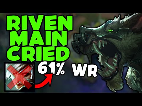 HOW I EASILY BEAT RIVEN ONE TRICK WITH WARWICK - League of Legends