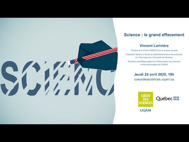 Conférence: «États-Unis – Science: le grand effacement»