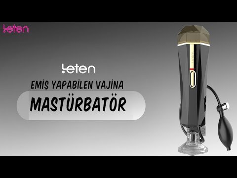 Leten Diamond Vantuzlu Emiş Yapabilen Vajina Mastürbatör