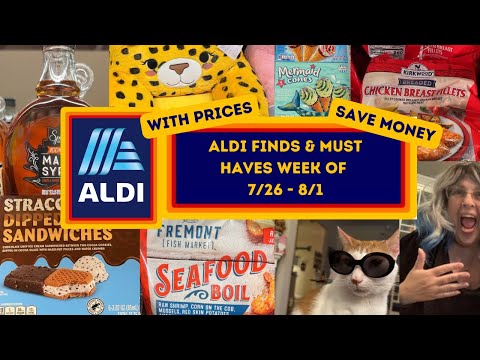 ALDI Finds & Must Haves Week of 7/26 to 8/1 ~ Aldi Shop With Me ~ (With PRICES) SAVE MONEY!