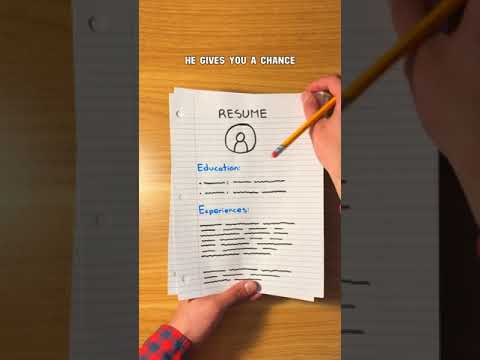 Can a student have a resume?