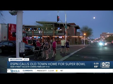 ESPN to broadcast from Old Town for Super Bowl 2023