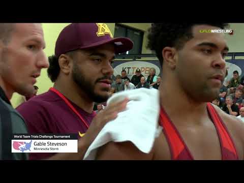 2018 FS WTT Challenge/Senior Men 125 Quarter-Finals - Gable Steveson (Minn) Vs. Tanner Hall (Sunk)