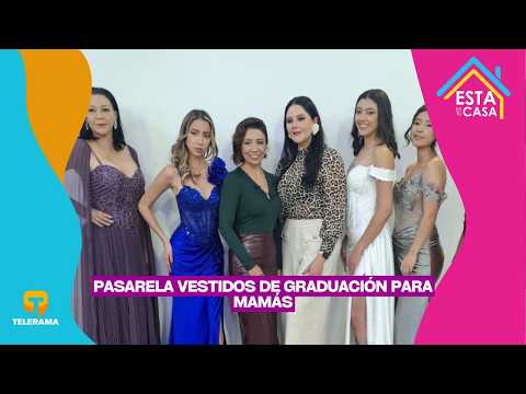 Pasarela vestidos de graduación para mamás