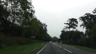 preview picture of video 'Driving On The B4084 Between Worcester & Pershore, Worcestershire, England 23rd August 2013'