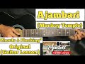 Ajambari - Monkey Temple | Guitar Lesson | Chords & Plucking |