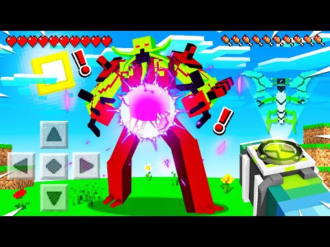 I found VILGAX as BEN 10 in Minecraft!