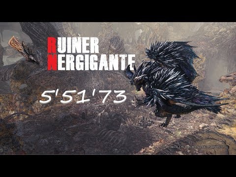 MHW: Iceborne PC | Ruiner Nergigante Great Sword Solo 5'51''73 (TA Wiki Rules)