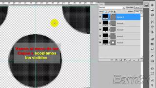 Tutorial Crear un motivo de circulos en photoshop en español
