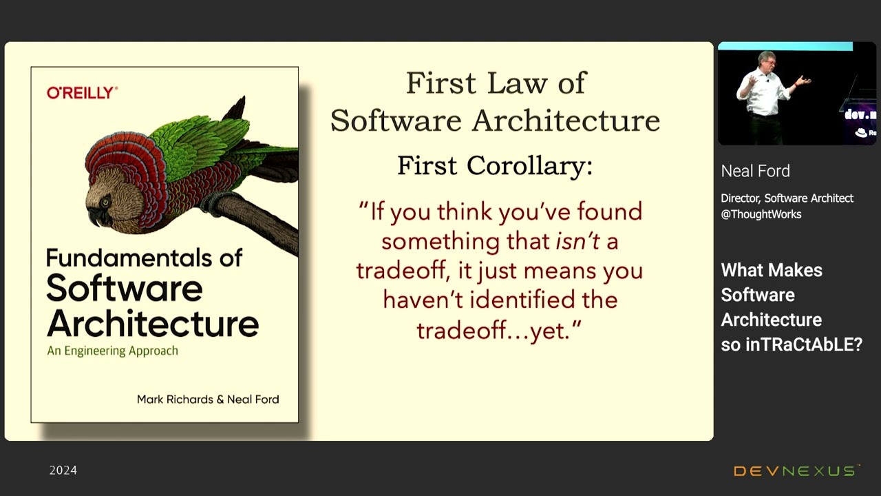 Devnexus 2024 - What Makes Software Architecture so inTRaCtAbLE - Neal Ford