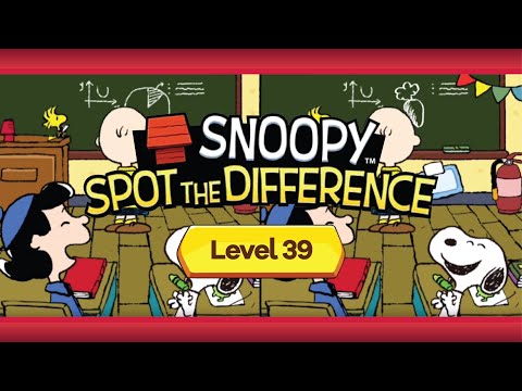Snoopy Spot the Difference | Episode 2 | Level 39 | Normal
