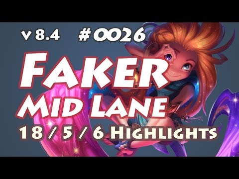 SKT T1 Faker - Zoe vs Taliyah - KR LOL Highlights | 페이커 조이