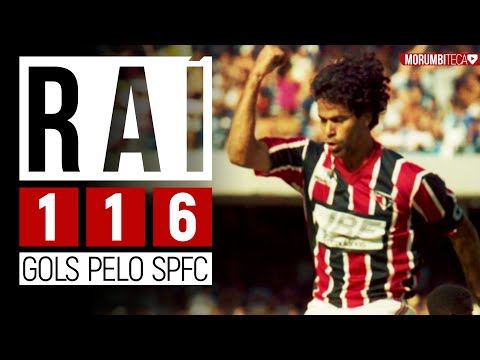 RAÍ - 116 gols pelo São Paulo FC - #raí10 #golsderaí #raígoals