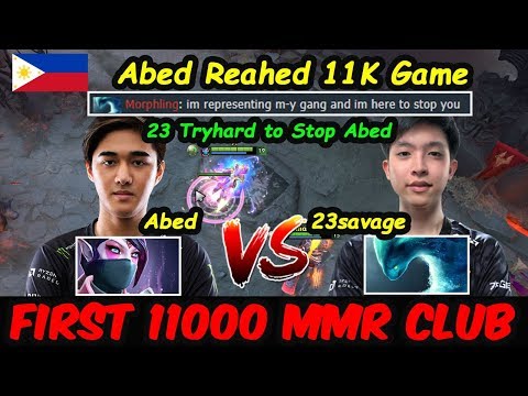 1st Player Reached 11K MMR EG.Abed vs Fnatic.23savage [Morh Shaker] Try Hard To Stop Him Dota 2 7.26