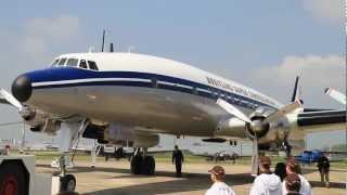 preview picture of video 'Roll-Out der Breitling Super Constellation in Lahr'