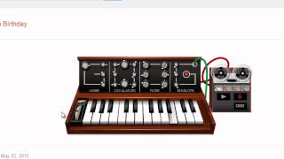 Stratovarius - Move The Mountain (Keyboard solo on Moog&#39;s Doodle)