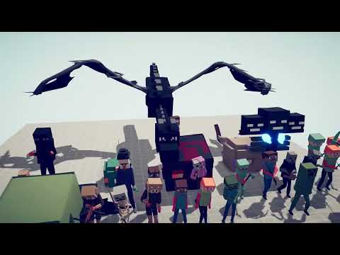 MINECRAFT TEAM vs MARVEL TEAM - Totally Accurate Battle Simulator TABS