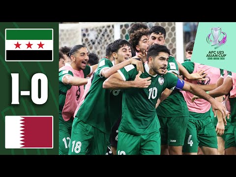 Syria keep knockout hopes alive! | Syria - Qatar | Highlights | AFC U23 Asian Cup™