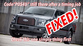 OBD Code p054b Guide to Repair