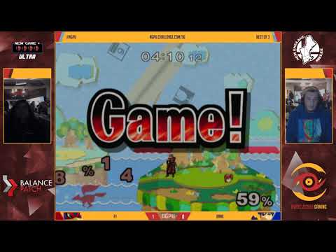NGPU 56 SSBM - PJ (Falco) vs. Bank (Marth) - Melee WQF