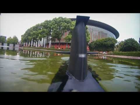 1:64 RC model-"Sweden Gotland Submarine" the 1st  Test Trip