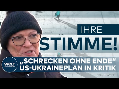 Video Thumbnail: STIMMEN AUS DEUTSCHLAND: US-Ukraineplan - „Es könnte ein Schrecken ohne Ende werden.“