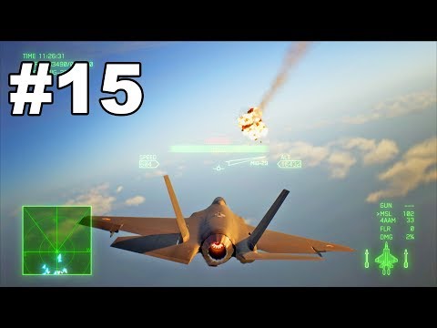 Ace Combat 7: Skies Unknown Mission #15: Battle for Farbanti (F-35) Walkthrough/Commentary
