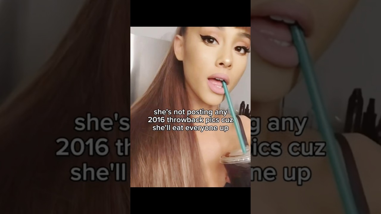 Ariana Grande can easily eat everyone up if she starts posting 2016 throwback pictures 😭