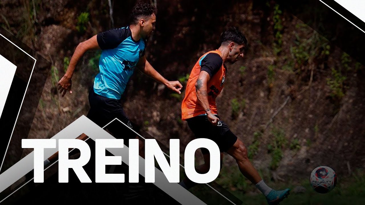Será que voltam? Botafogo divulga vídeo do treino com foco em Eduardo e Rafael recuperado