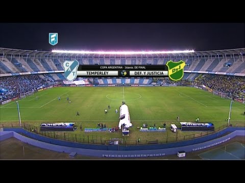 Fútbol en vivo. Temperley vs. Defensa y Justicia. 16avos. Copa Argentina 2015. FPT