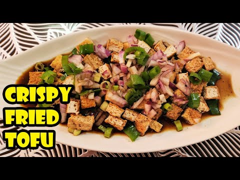 CRISPY FRIED TOFU RECIPE | HOW TO COOK TOFU | EASY TOFU RECIPE FOR VEGAN
