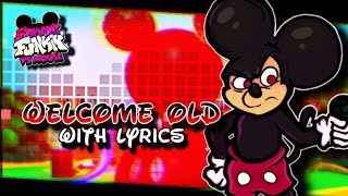 Cover art for Welcome but with lyrics ;-;