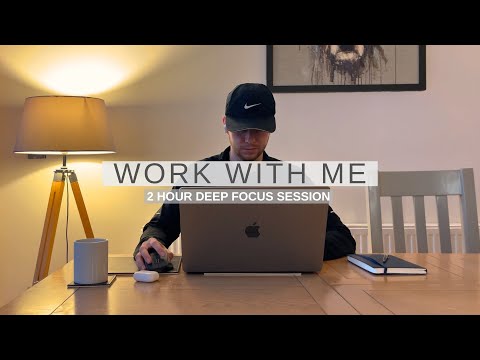 Work With Me | 2 Hour Pomodoro Study & Focus Session With Productivity Lo-Fi Music | 50-10-50