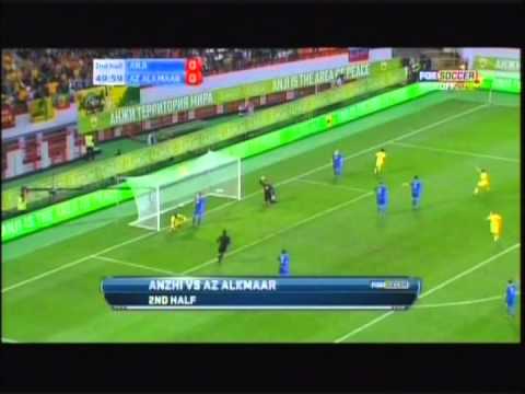 2012 August 23 Anzhi Makhachkala Russia 1 AZ Alkmaar Holland 0 Europa League