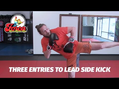 Three Easy Setups for the Lead Leg Side Kick