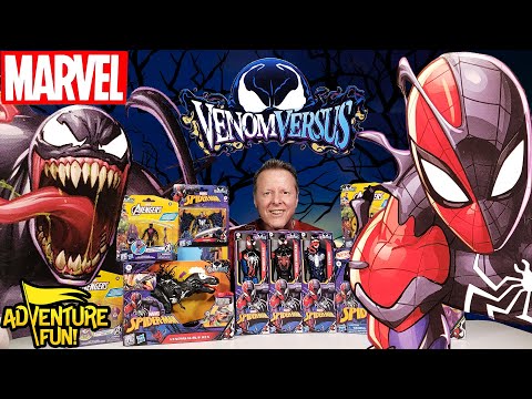 Marvel Spider-Man VenomVersus Spider-Man vs Venom Toy Action Figures AdventureFun Toy Review!