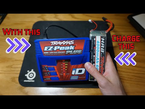 How to Charge (Non ID Batteries) on Traxxas Ez-Peak Charger HRB, Hoovo, Zeee, Youme and many more!