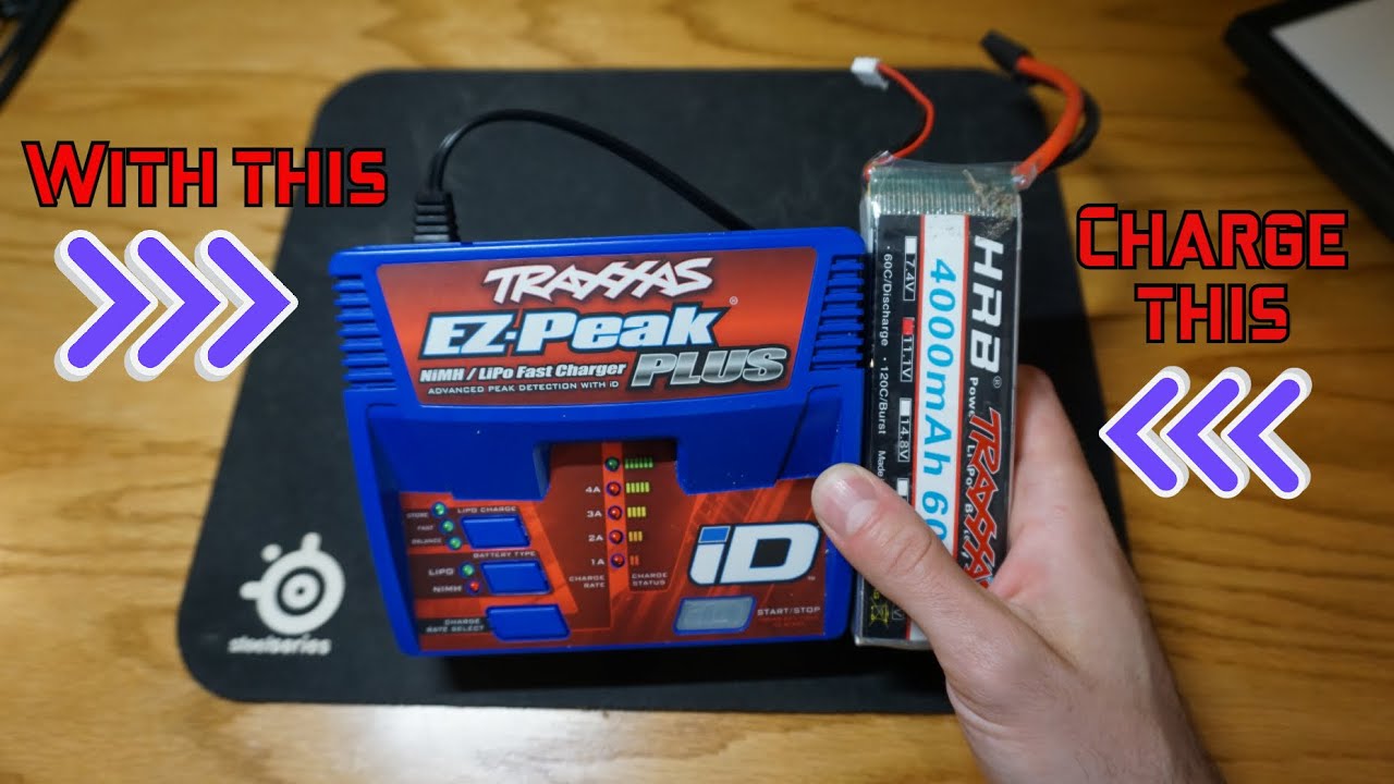 How to Charge (Non ID Batteries) on Traxxas Ez-Peak Charger HRB, Hoovo, Zeee, Youme and many more!