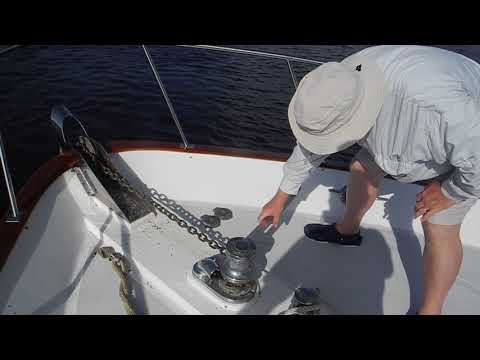 Anchor free fall, learn how to use your capstan clutch