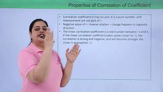 Class 11th – Properties of Correlation of Coefficient | Statistics for Economics | Tutorials Point