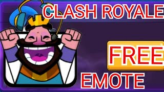 HOW TO GET FREE EMOTE IN CLASH ROYALE !! || FANTASY ROYALE || FREE GEMS