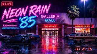 🌃 AFTER HOURS MALL ’85 ✦ Rainy Vaporwave Radio