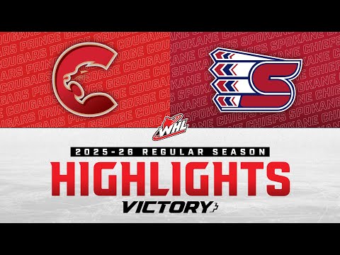 Prince George Cougars at Spokane Chiefs 10/03 | WHL Highlights 2025-26