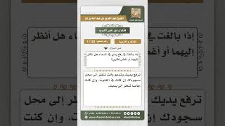 صورة 11128 - موضع النظر عند رفع اليدين بالدعاء -  نور على الدرب