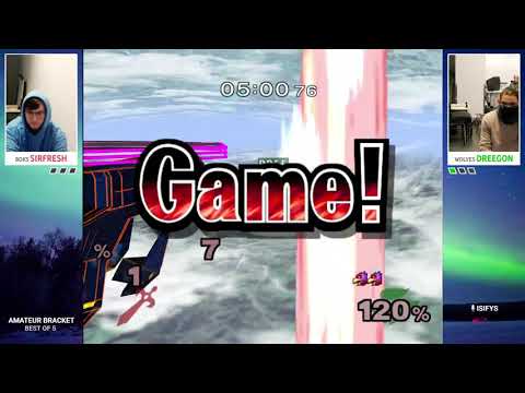 BÅTIS #3 - BOKS | SirFresh (Fox,Marth) vs Wolves | Dreegon (Falco) - Amateur Bracket - Melee Singles