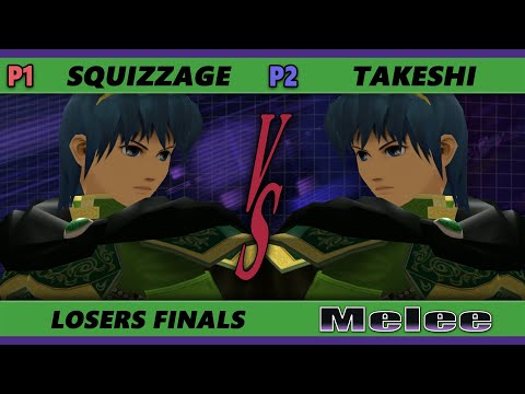 S@X 436 Losers Finals - squizzage (Marth) Vs. Takeshi (Marth) Smash Melee - SSBM