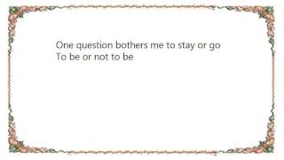 Jim Ed Brown - To Be or Not to Be Lyrics